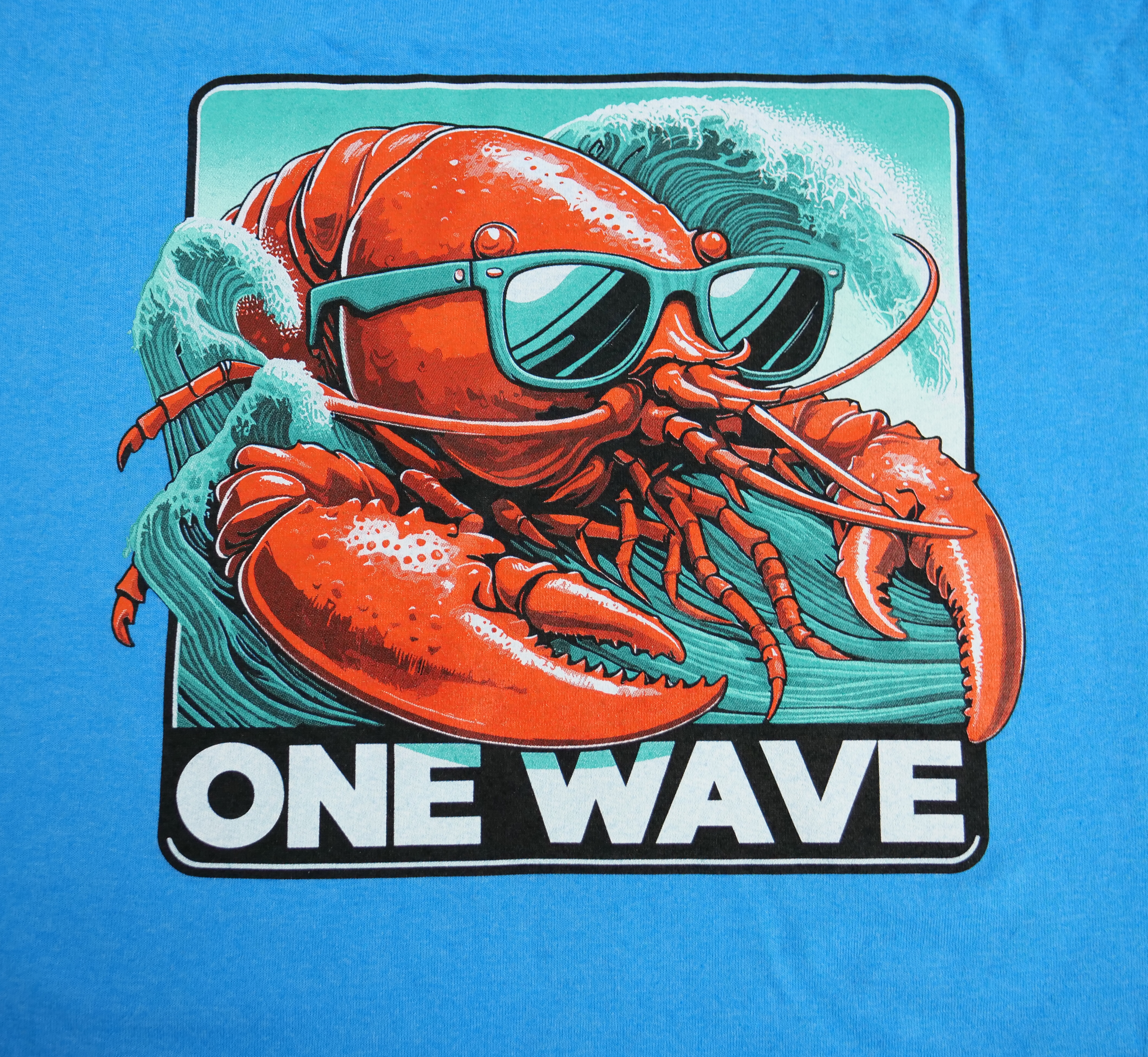 Full-color screen-printed tee